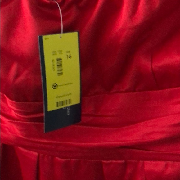 Eloquii red satin strapless dress size 16 - Picture 5 of 5